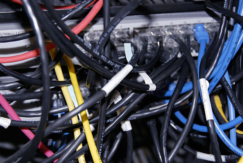 The blue wires go where